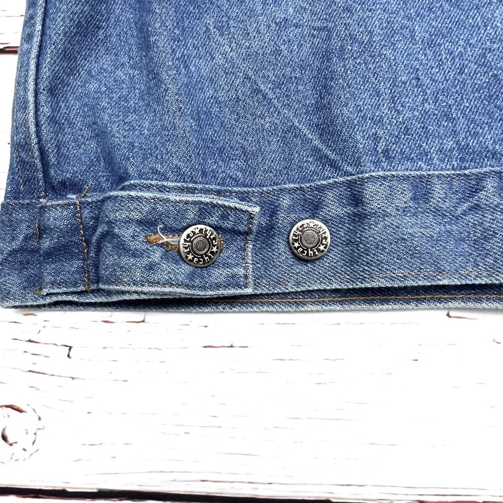 ↪️(relisted!)VINTAGE•RARE•own your! |•CURVES•| A of M Oversized Denim Jean Jacke - Picture 10 of 16